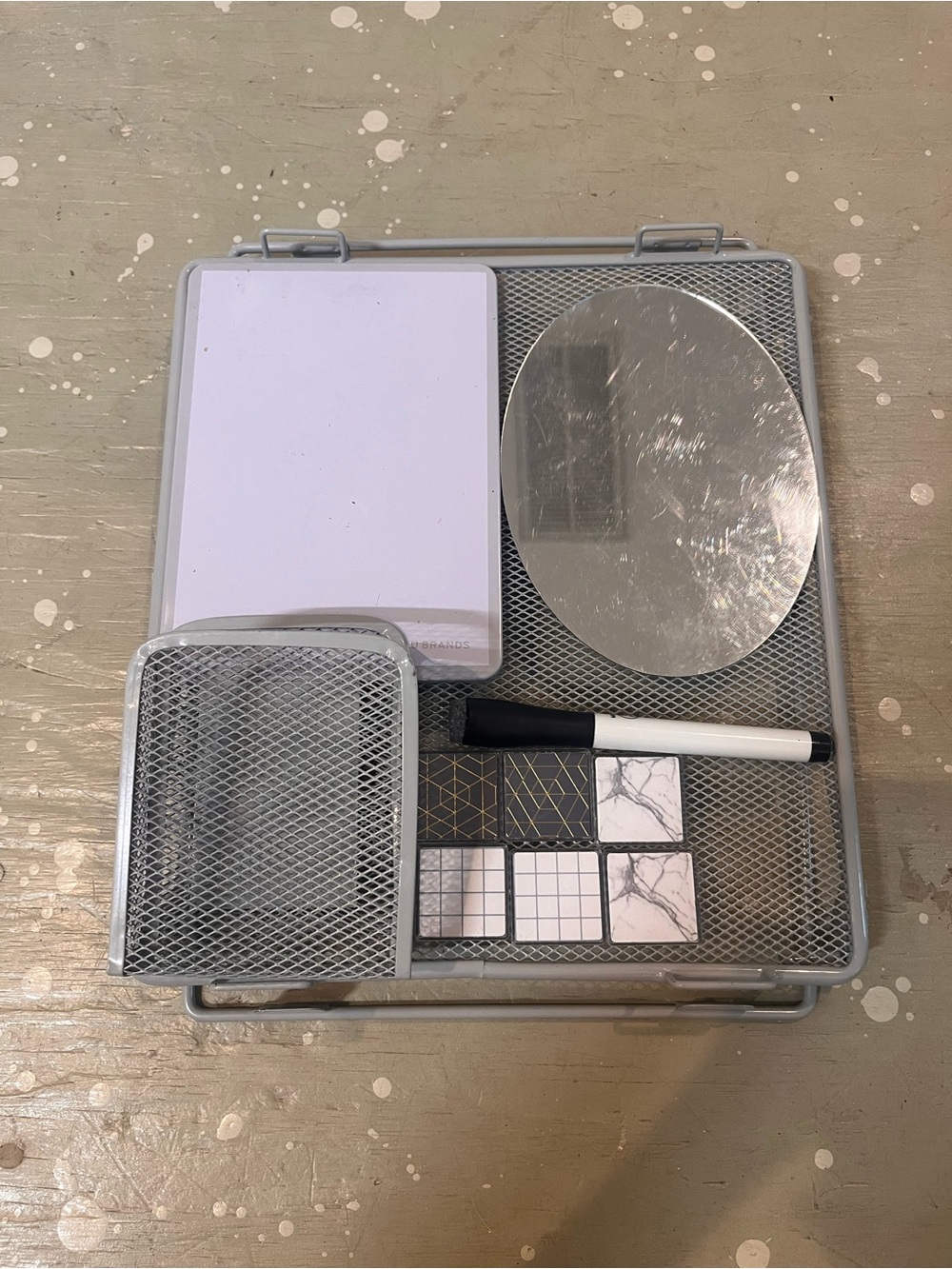 Locker Organizer Set in Silver